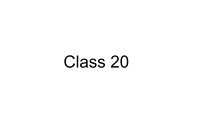 Class20 - 1